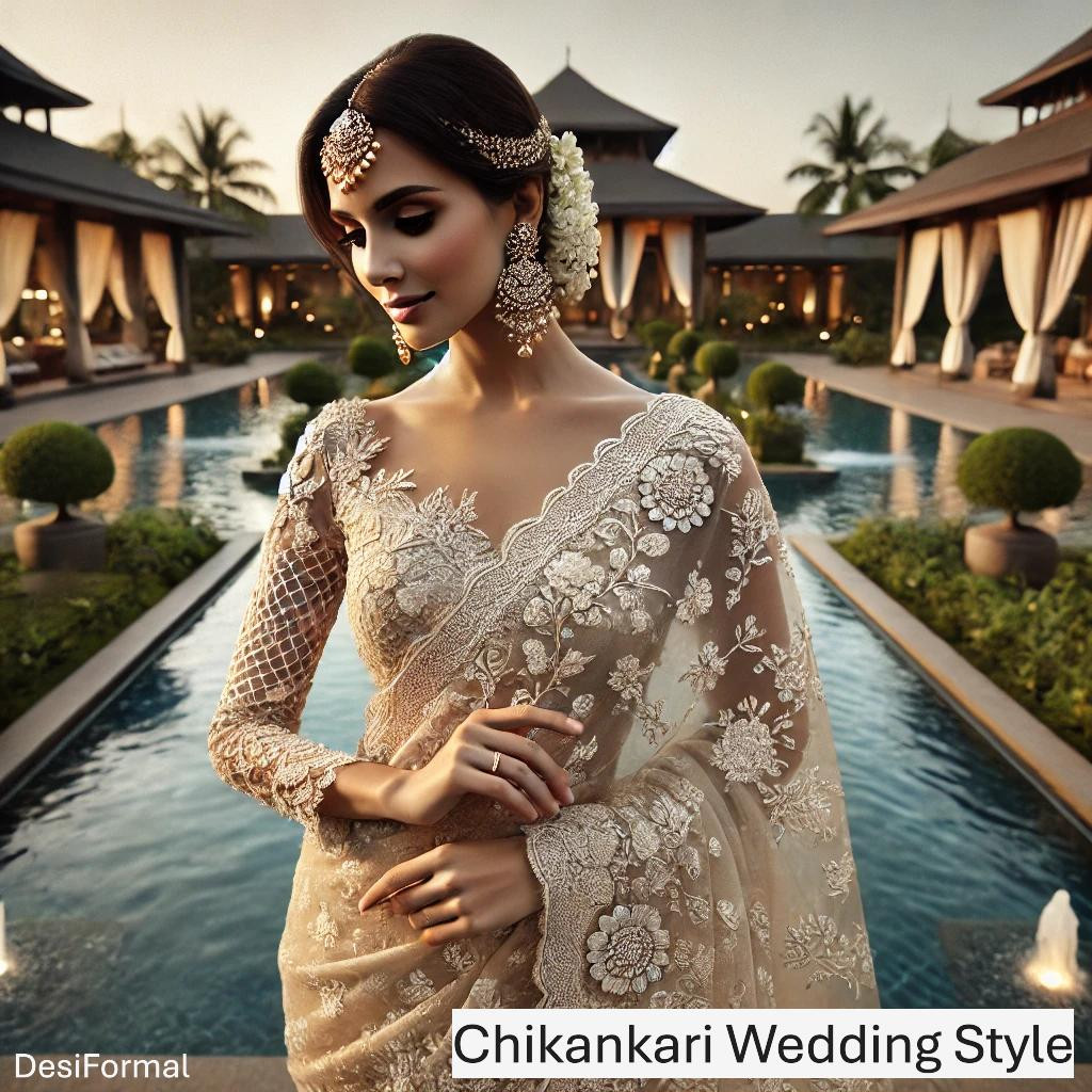Chikankari Saree Wedding Style.JPG
