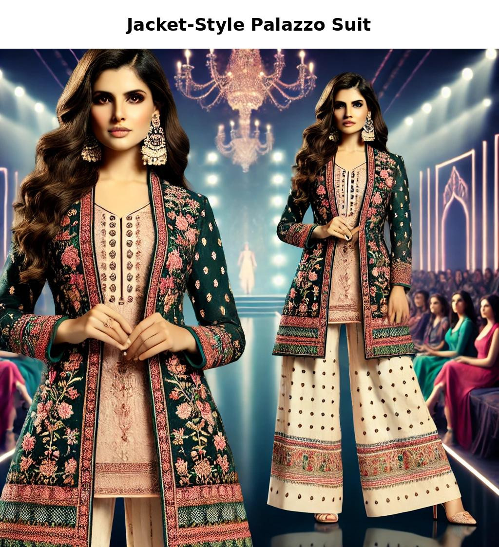Jacket-Style Palazzo Suits