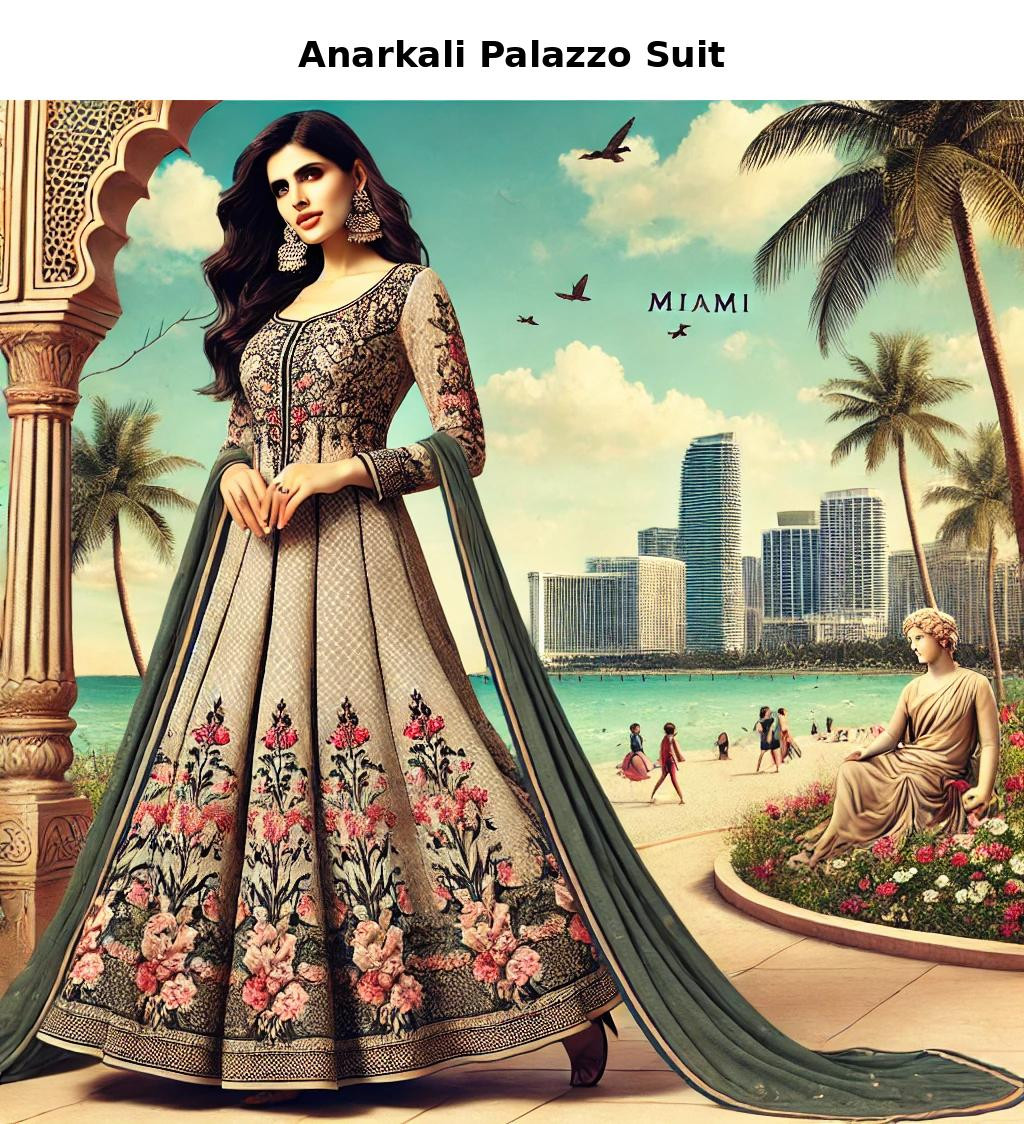 Anarkali Palazzo Suits