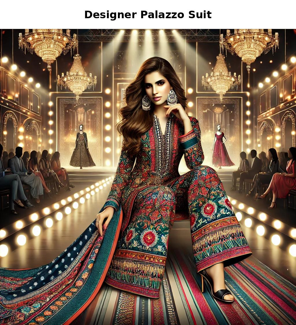 Designer Palazzo Suits