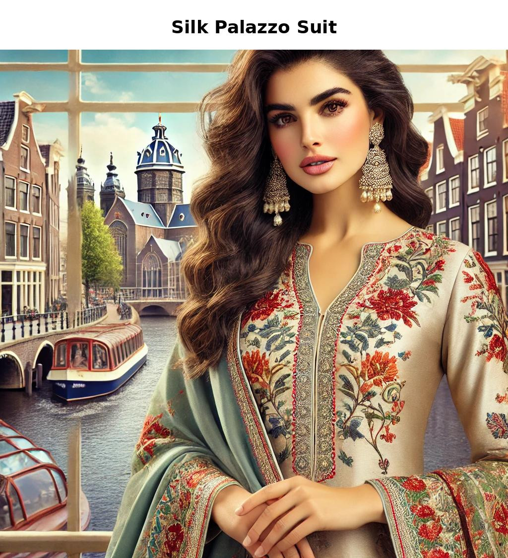 Silk Palazzo Suits