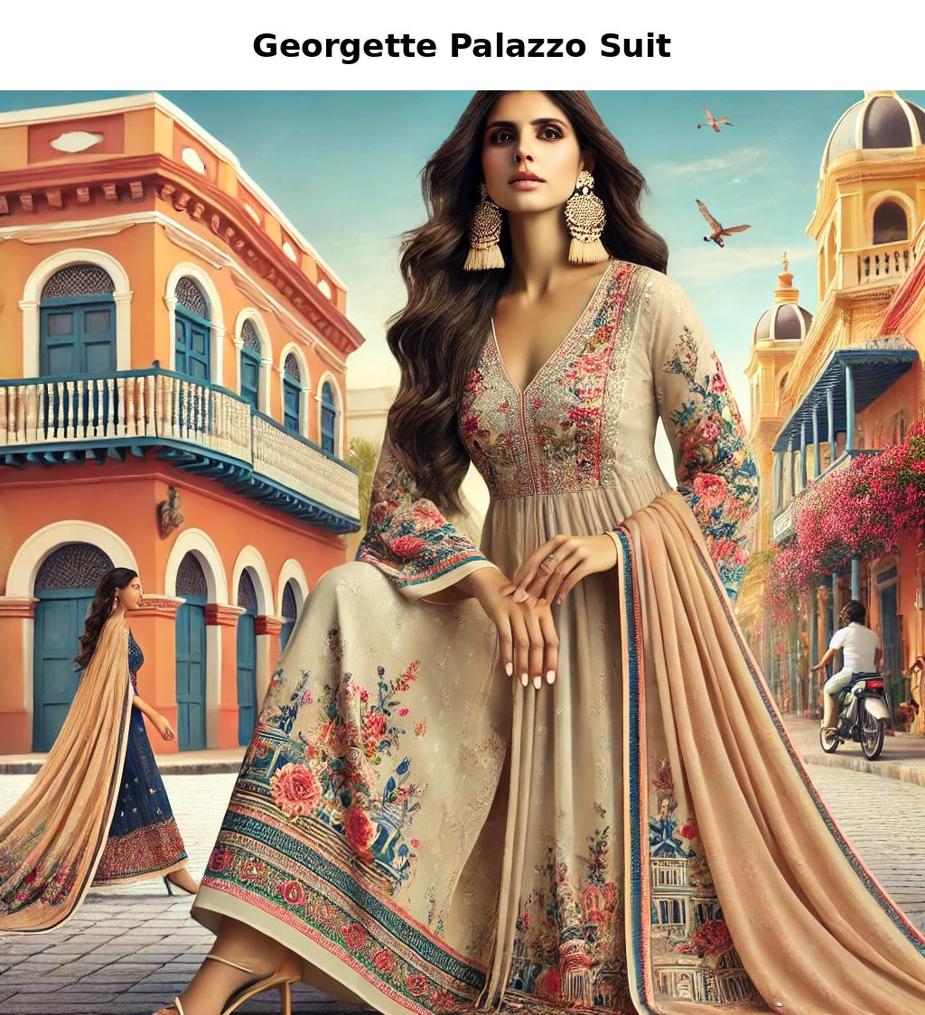 Georgette Palazzo Suits