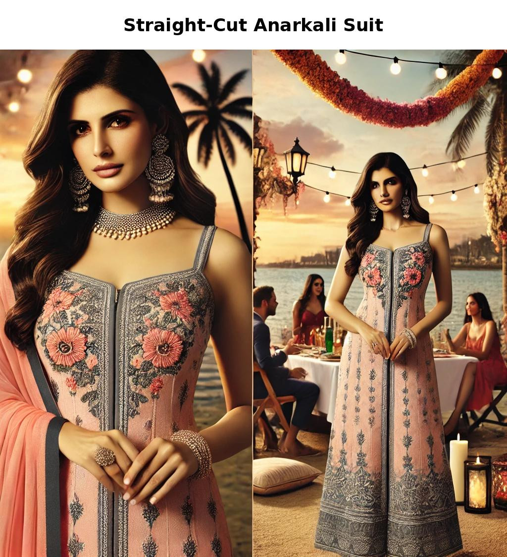Straight-Cut Anarkali Suit
