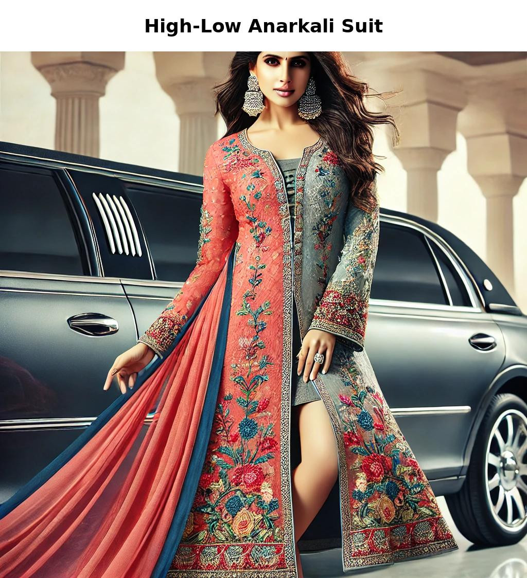 High-Low Anarkali Suit