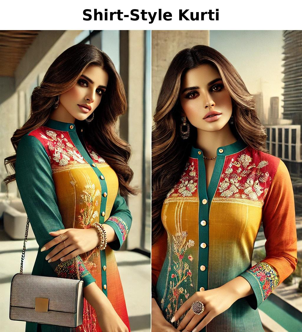 Shirt-Style Kurti