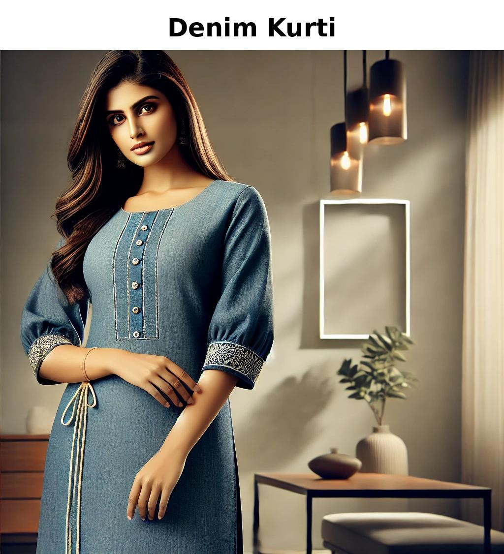 Denim Kurti