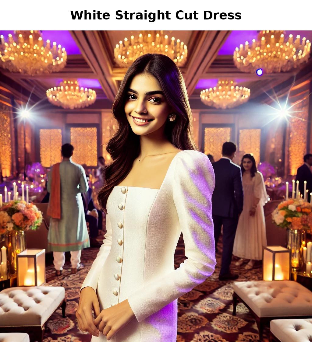Straight Cut Dress - Party Guide