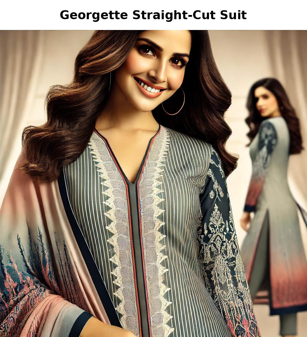 Georgette Straight-Cut Suit