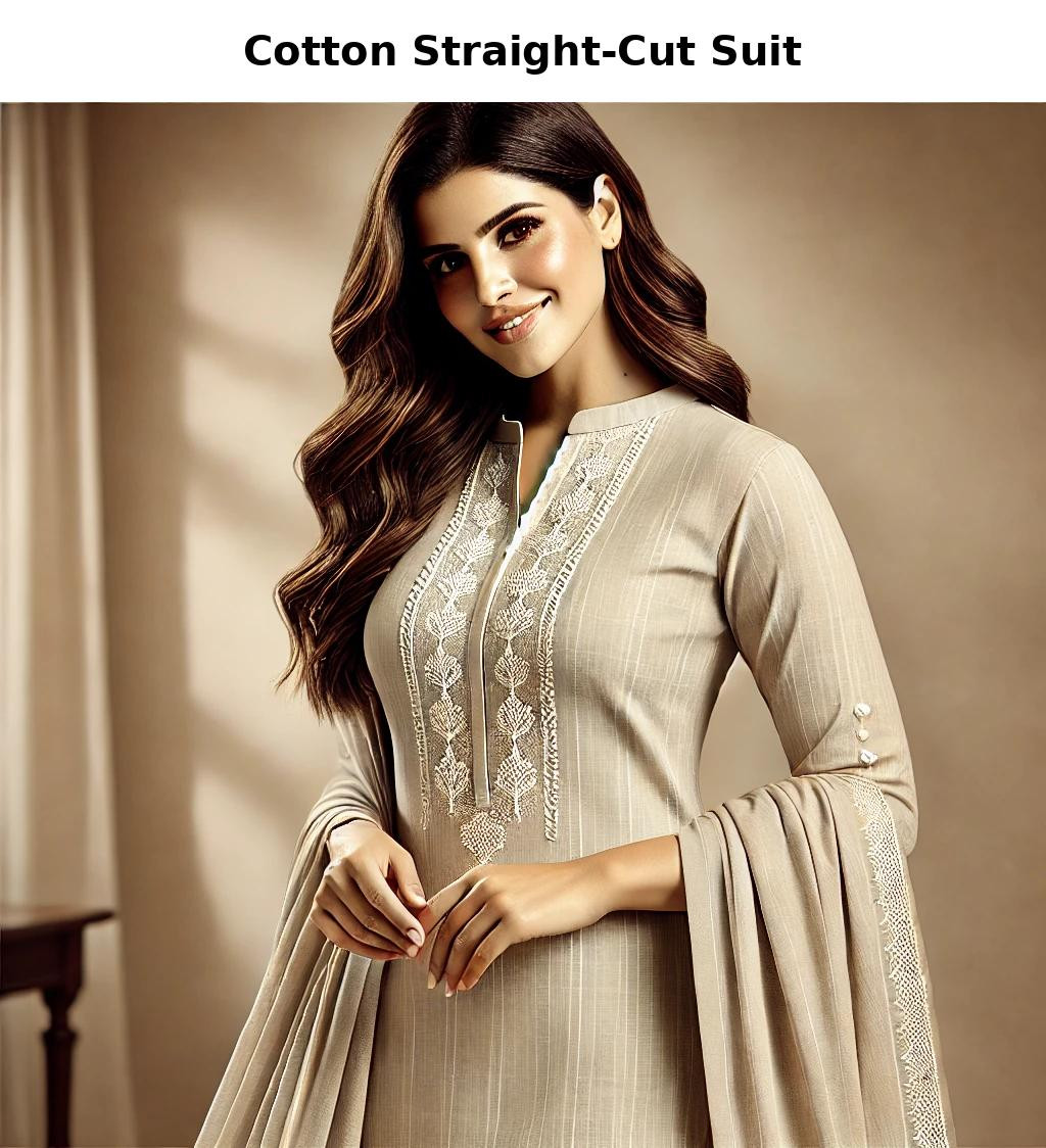 Cotton Straight-Cut Suits