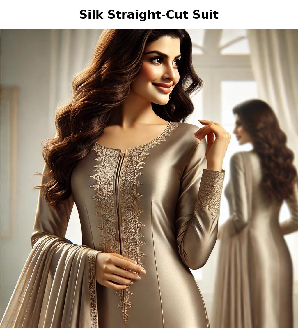 Silk Straight-Cut Suit