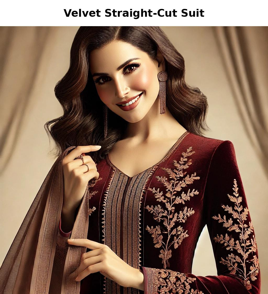 Velvet Straight-Cut Suit