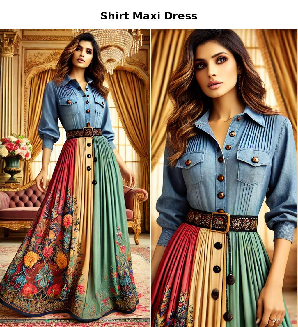 Shirt Maxi Dress