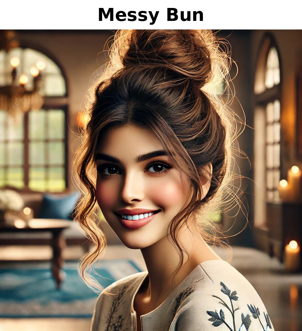 Messy Buns - Woman Hair Styles