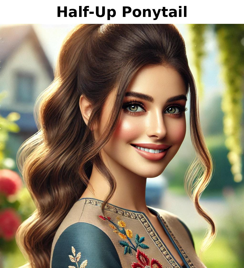 Half-Up, Half-Down Hairstyles