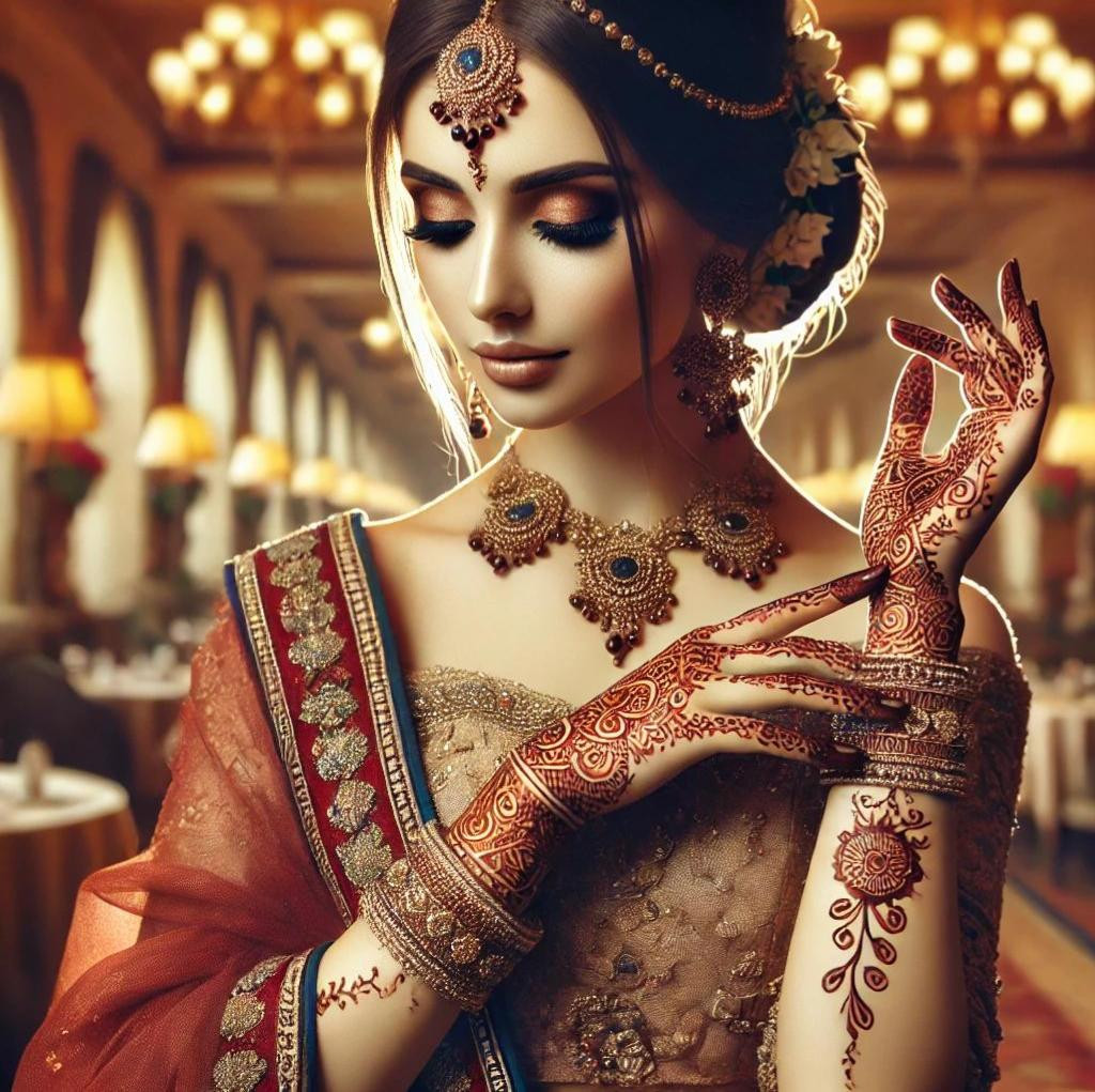 Cultural & Thematic Mehendi Guide for Women design