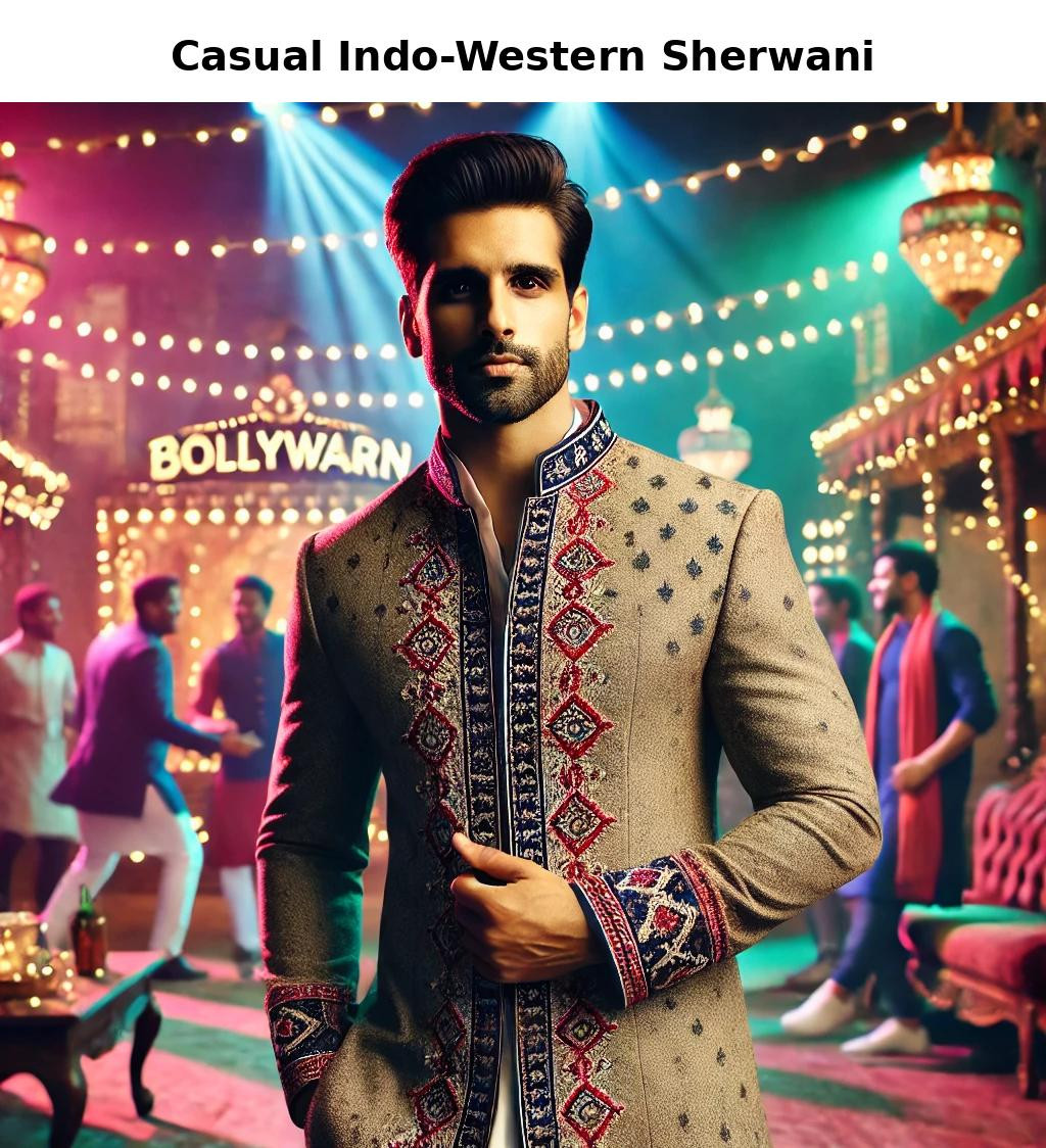 Sherwani (Light or Indo-Western) - Mens Party Guide
