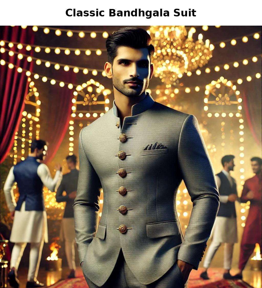 Bandhgala Suit (Jodhpuri Suit) - Mens Party Guide
