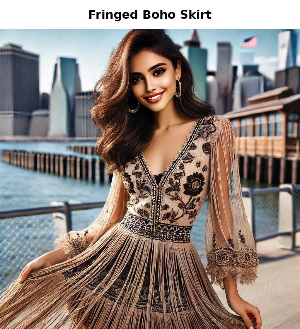 Western - Boho Skirt Style - Women
