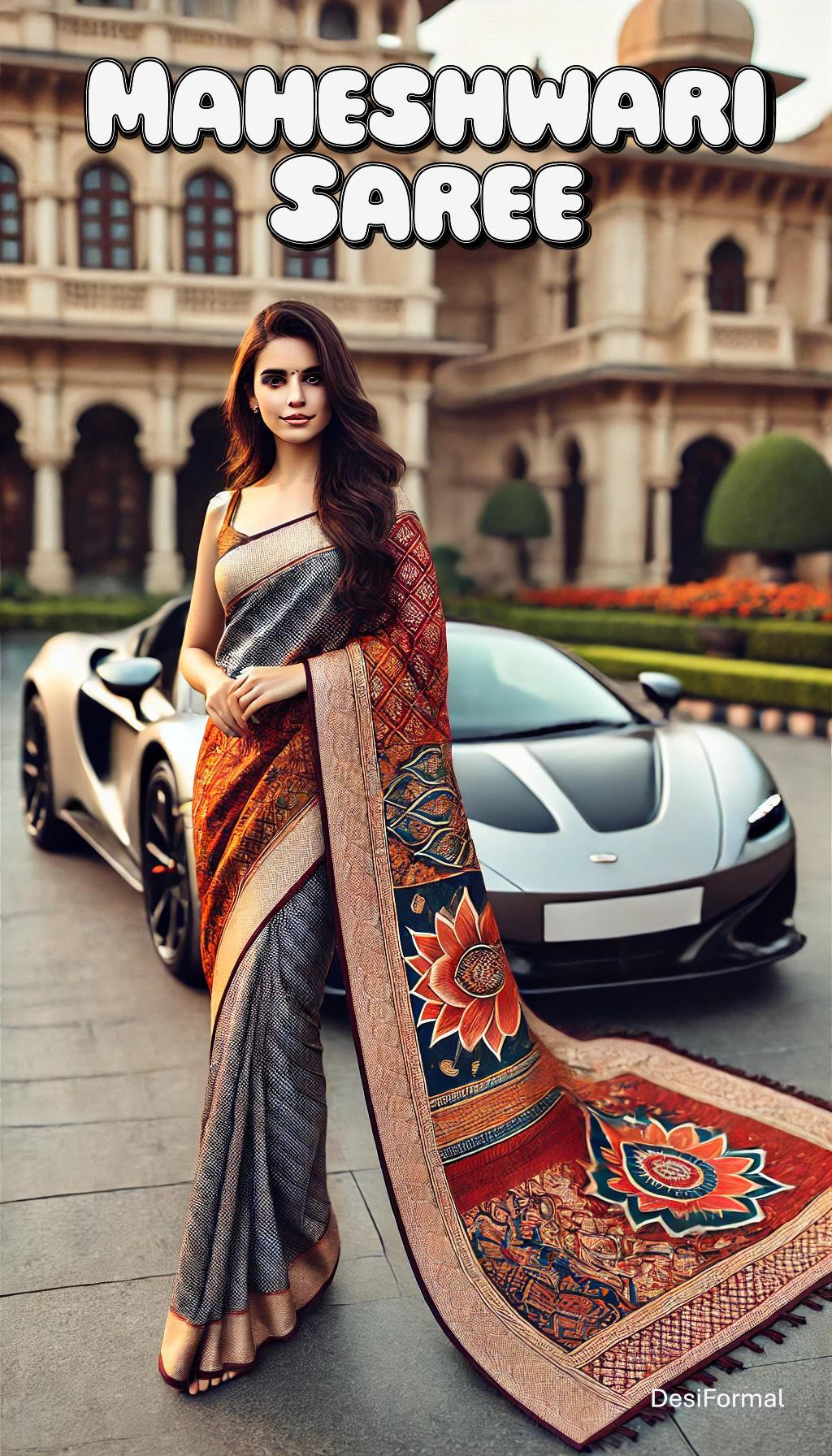 Maheshwari Saree