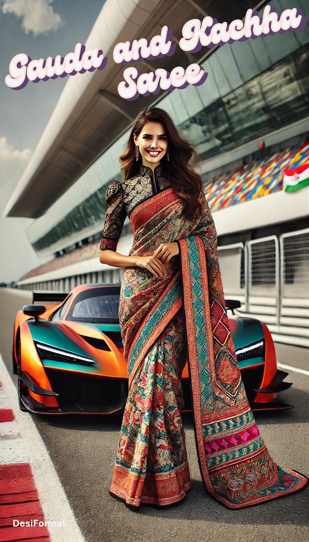 Gauda and Kachha Saree