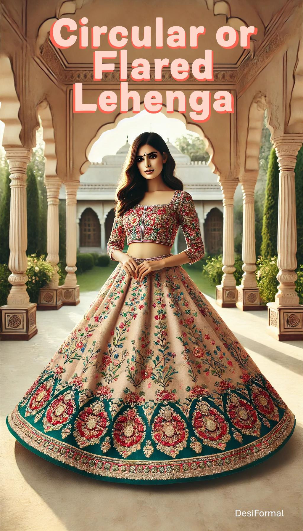 Circular or Flared Lehenga