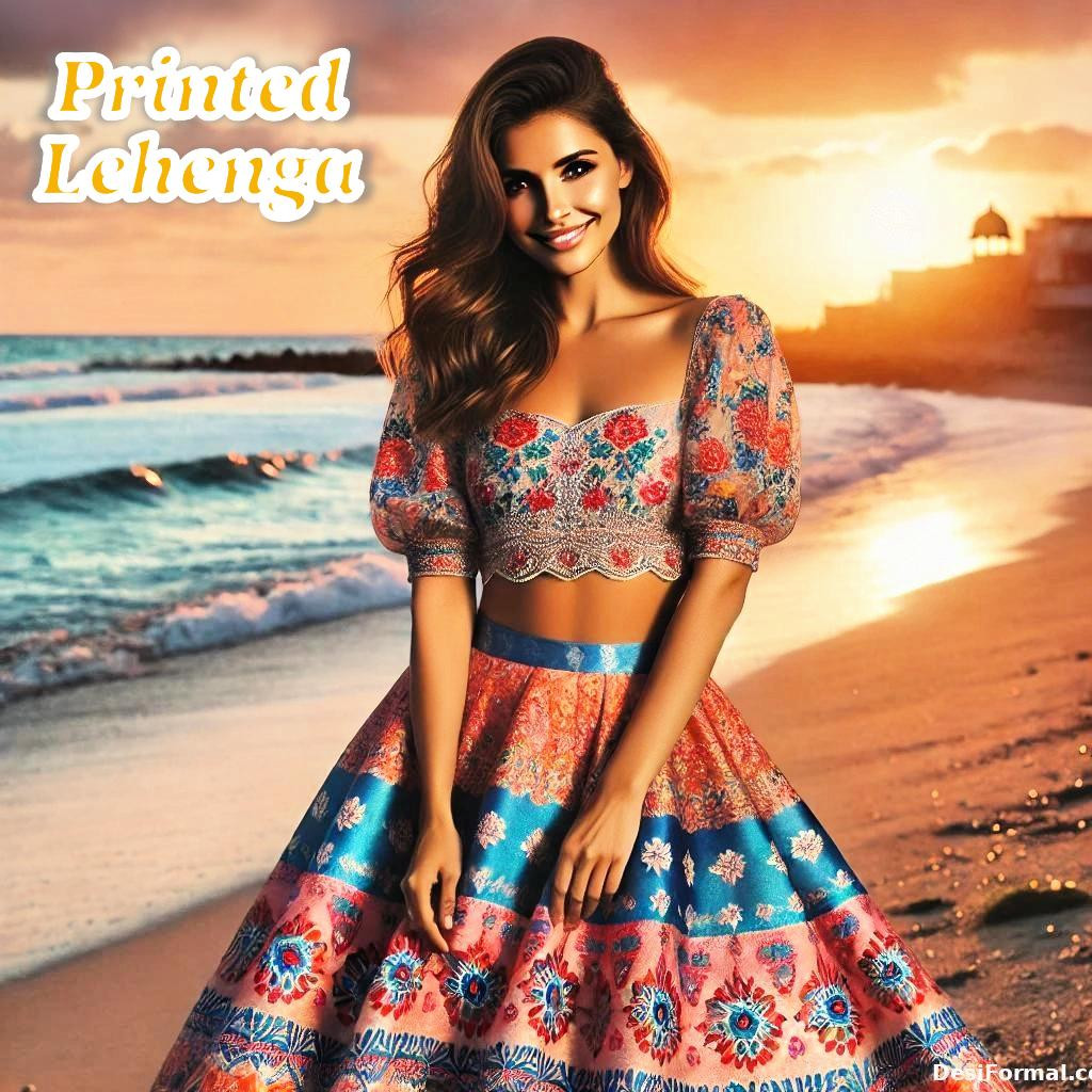 Printed Lehenga
