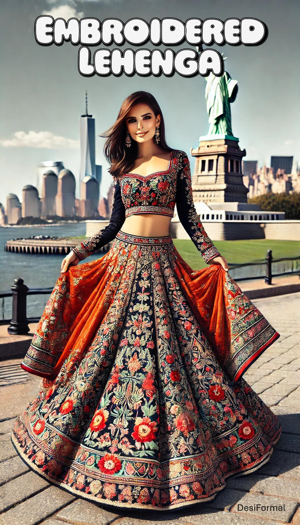 Embroidered Lehenga
